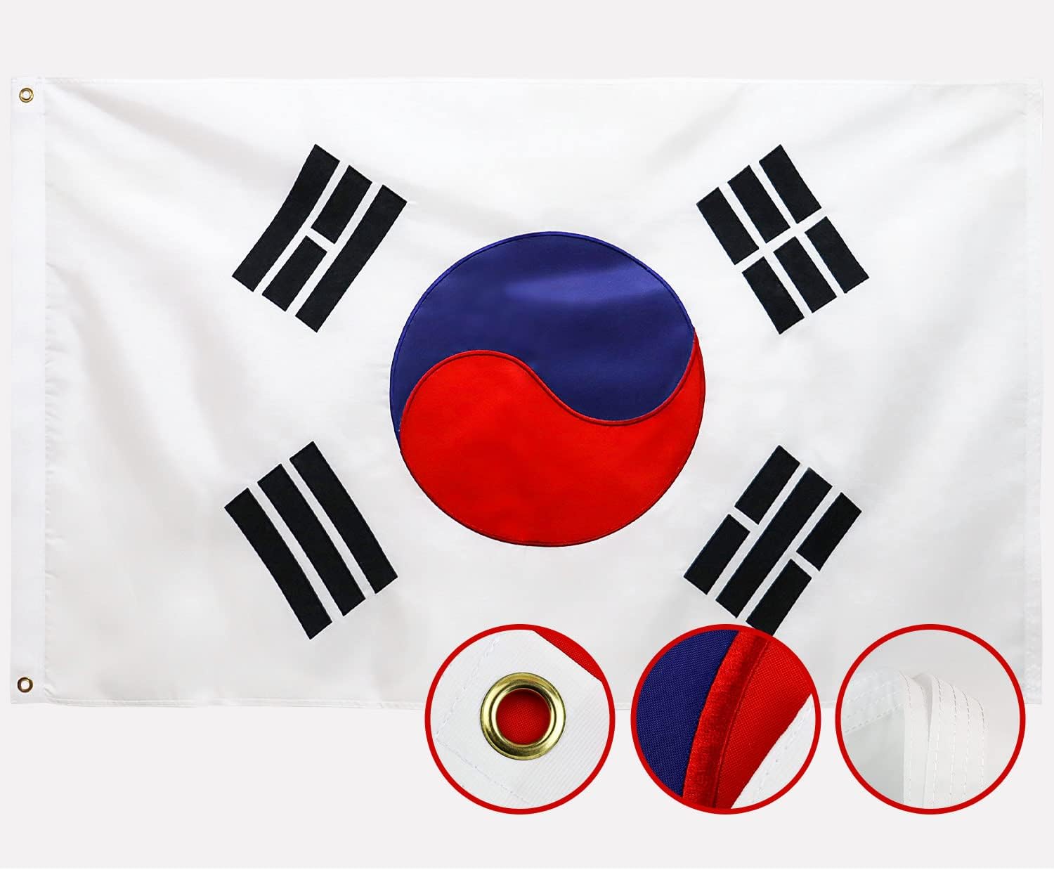 和平韩国国旗 3x5ft